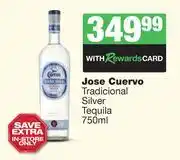Spar Tops Jose Cuervo Tradicinoal Silver Tequila-750ml = offer