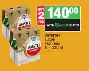 Spar Tops Amstel Lager Handies-For 2 x 6 x 330ml offer
