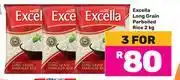 Game Excella Long Grain Parboiled Rice-For 3 x 2Kg offer