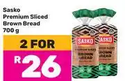 Game Sasko Premium Sliced Brown Bread-For 2 x 700g offer