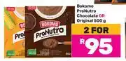 Game Bokomo Pro Nutro Chocolate Or Original-For 2 x 500g offer
