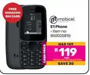 Game Mobicel E1 Phone-Each offer