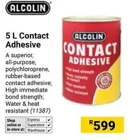 Builders Warehouse Alcolin Contact Adhesive offer