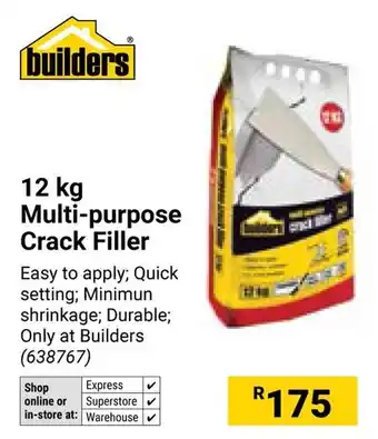 Builders Warehouse Builders Multi-purpose Crack Filler offer