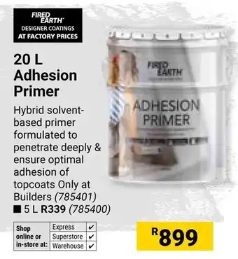 Builders Warehouse Fired Earth Adhesion Primer offer