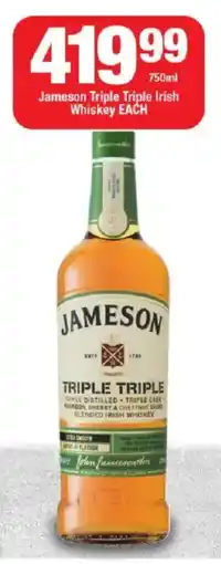 Jameson Triple Triple Irish Whiskey