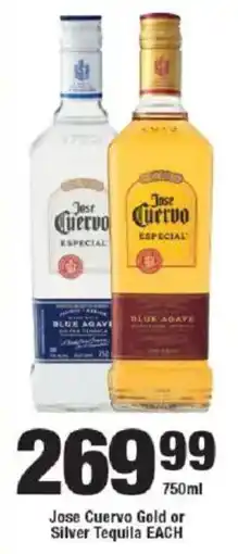 OK Liquor Jose Cuervo Gold or Silver Tequila offer
