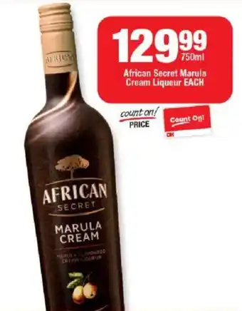 OK Liquor African Secret Marula Cream Liqueur offer