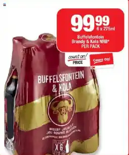OK Liquor Buffelsfontein Brandy & Kola NRB offer