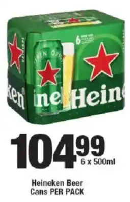 OK Liquor Heineken Beer Cans offer
