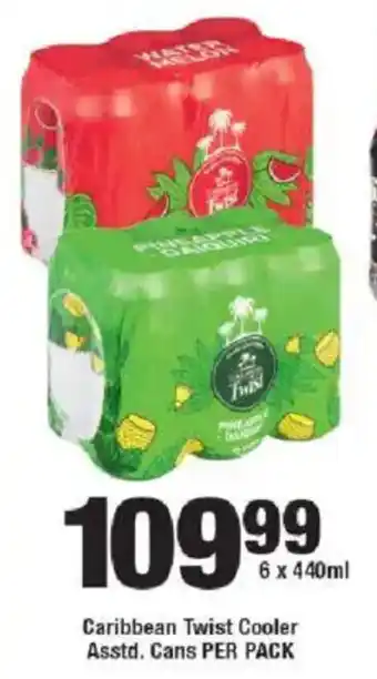 OK Liquor Caribbean Twist Cooler Asstd. Cans offer