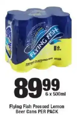 OK Liquor Flying Fish Pressed Lemon Beer Cans offer