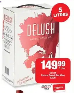 OK Liquor Delush Natural Sweet Red Wine offer