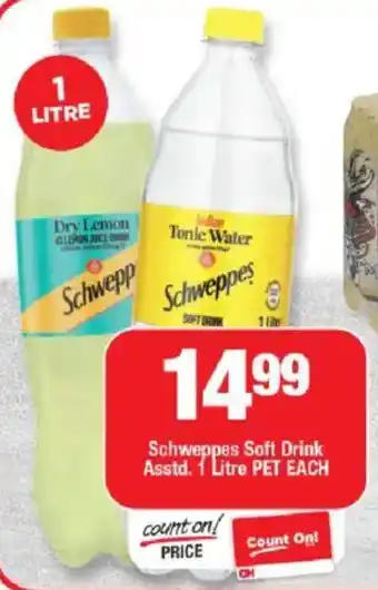 OK Liquor Schweppes Soft Drink Asstd. offer
