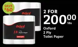 Oxford Freshmarket Oxford 2 Ply Toilet Paper offer