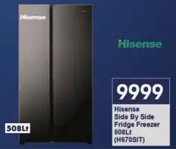 President Hyper Hisense Side By Side Fridge Freezer offer