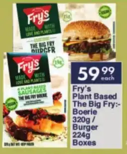 President Hyper Fry's Plant Based The Big Fry Boerie/ Burger Boxes offer