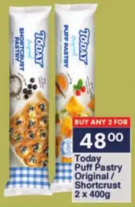 President Hyper Today Puff Pastry Original/ Shortcrust offer