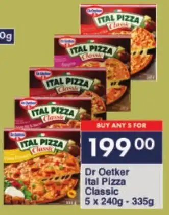 President Hyper Dr Oetker Ital Pizza Classic offer
