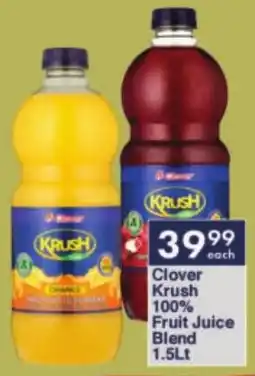 President Hyper Clover Krush 100% Fruit Juice Blend offer