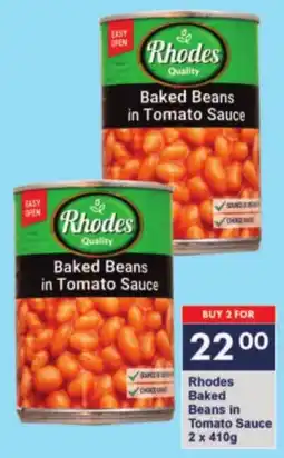 President Hyper Rhodes Baked Beans in Tomato Sauce offer