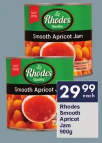 President Hyper Rhodes Smooth Apricot Jam offer