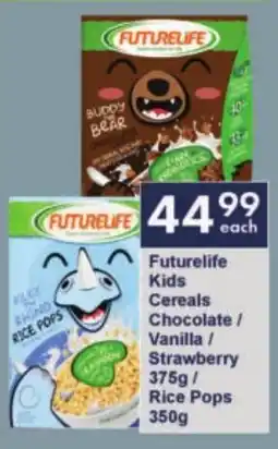 President Hyper Futurelife Kids Cereals Chocolate/ Vanilla/ Strawberry/ Rice Pops offer