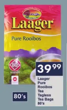President Hyper Laager Pure Rooibos Tea Tagless Tea Bags offer