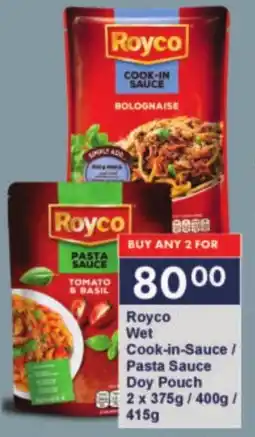 President Hyper Royco Wet Cook-in-Sauce/ Pasta Sauce Doy Pouch offer
