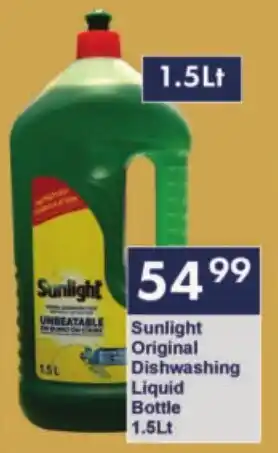 President Hyper Sunlight Original Dishwashing Liquid Bottle offer