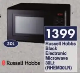 President Hyper Russell Hobbs Black Electronic Microwave offer