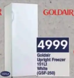 President Hyper Goldair Upright Freezer offer