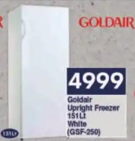 President Hyper Goldair Upright Freezer offer