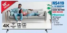 OK Furniture Hisense 4K Smart LED TV offer