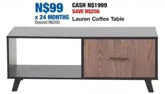OK Furniture Lauren Coffee Table offer