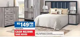 OK Furniture Julia Headboard & Pedestals offer