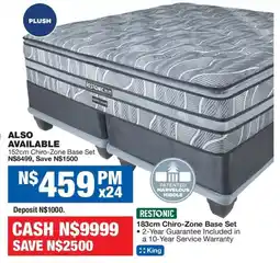 OK Furniture Restonic Chiro-Zone Base Set offer