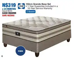 OK Furniture Sealy Grande Base Set offer