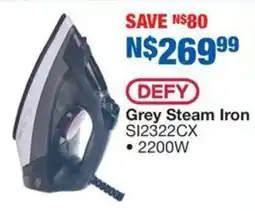 OK Furniture Defy Grey Steam Iron offer