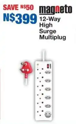 OK Furniture Magneto 12-Way High Surge Multiplug offer