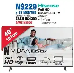 OK Furniture Hisense Full HD Smart LED TV offer