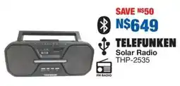 OK Furniture Telefunken Solar Radio offer