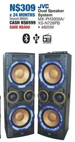 OK Furniture JVC Dual Speaker System offer