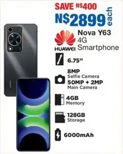 OK Furniture HUAWEI Nova Y63 4G Smartphone offer