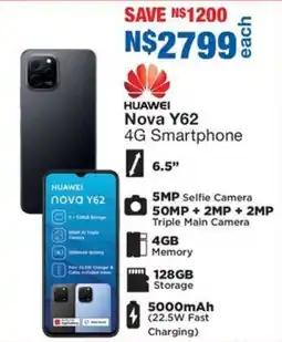 OK Furniture HUAWEI Nova Y62 4G Smartphone offer