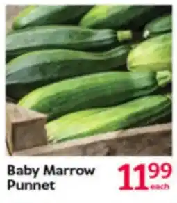 Oxford Freshmarket Baby Marrow Punnet offer