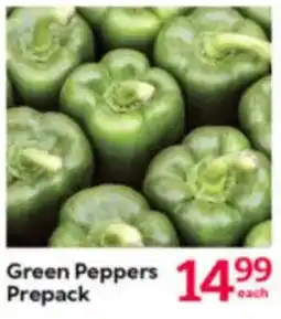 Oxford Freshmarket Green Peppers Prepack offer