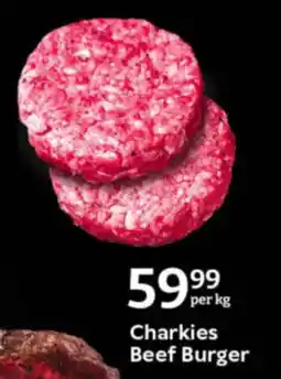 Oxford Freshmarket Charkies Beef Burger offer