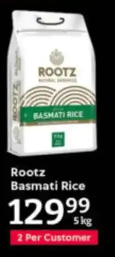 Oxford Freshmarket Rootz Basmati Rice offer