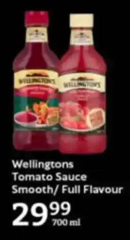 Oxford Freshmarket Wellingtons Tomato Sauce Smooth/ Full Flavour offer